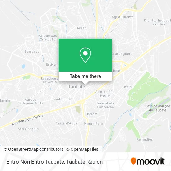 Entro Non Entro Taubate map