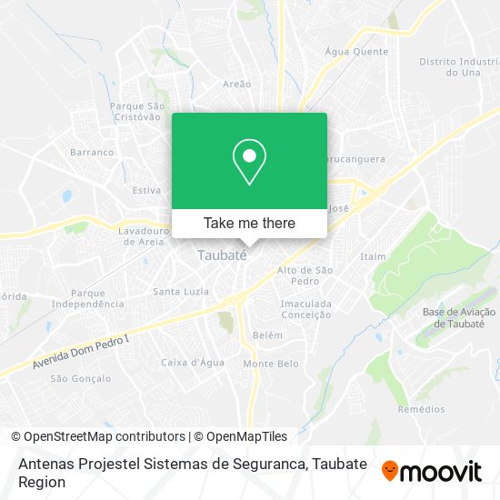 Antenas Projestel Sistemas de Seguranca map