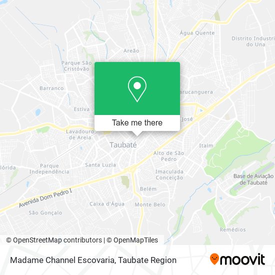 Madame Channel Escovaria map