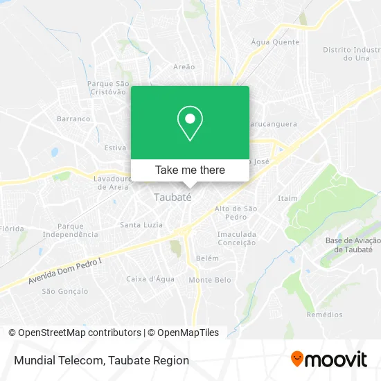 Mundial Telecom map