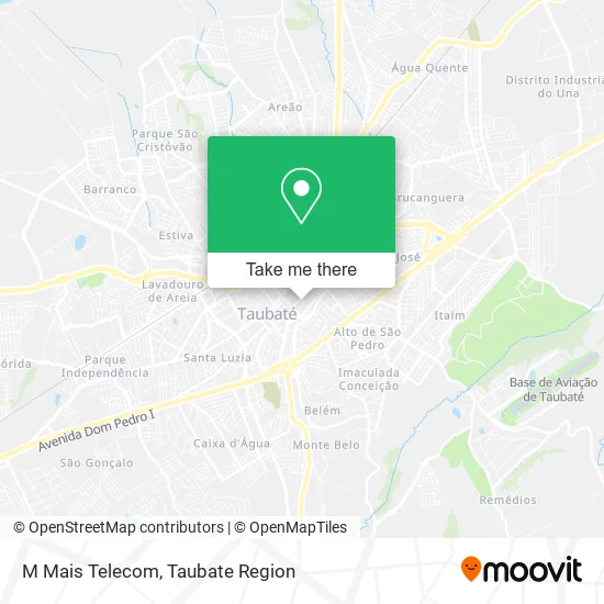 M Mais Telecom map