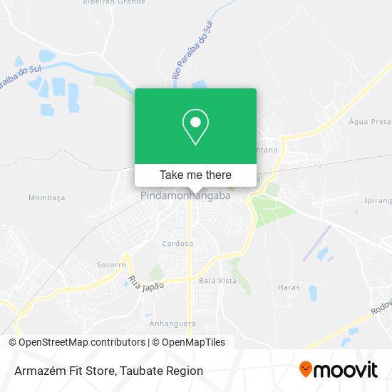 Armazém Fit Store map