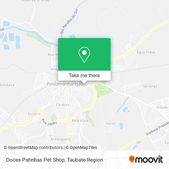 Doces Patinhas Pet Shop map