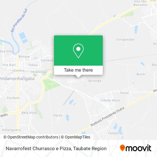 Navarrofest Churrasco e Pizza map