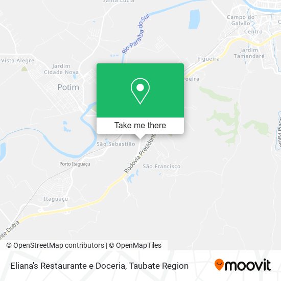 Eliana's Restaurante e Doceria map