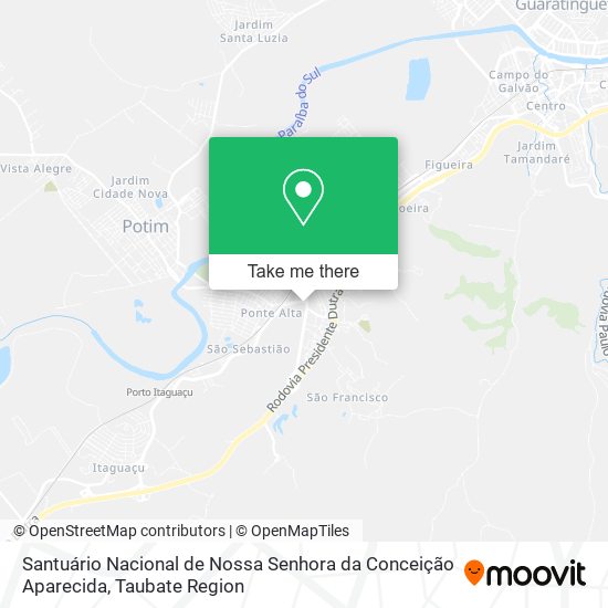 Santuário Nacional de Nossa Senhora da Conceição Aparecida map