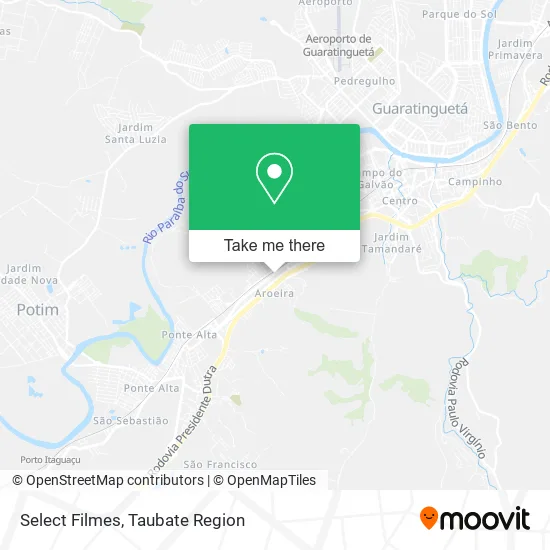 Select Filmes map