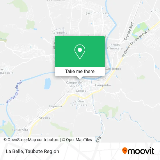 La Belle map
