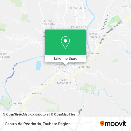 Centro de Pedriatria map