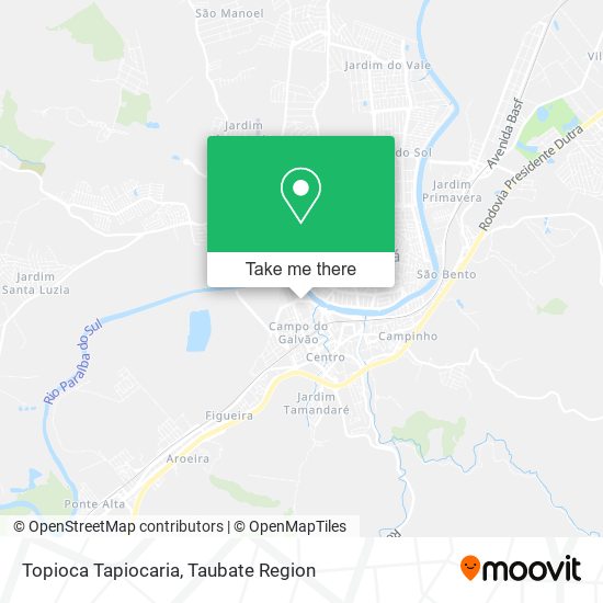 Topioca Tapiocaria map