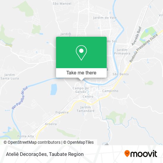 Ateliê Decorações map