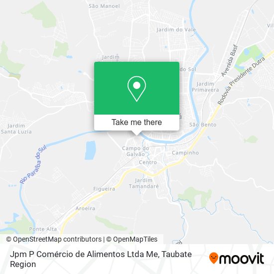 Jpm P Comércio de Alimentos Ltda Me map