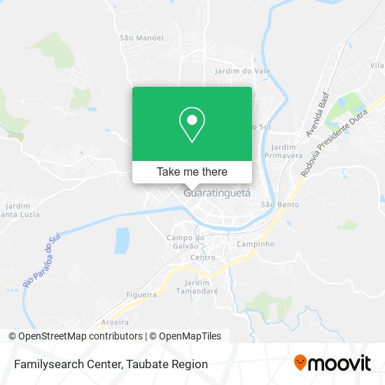 Mapa Familysearch Center