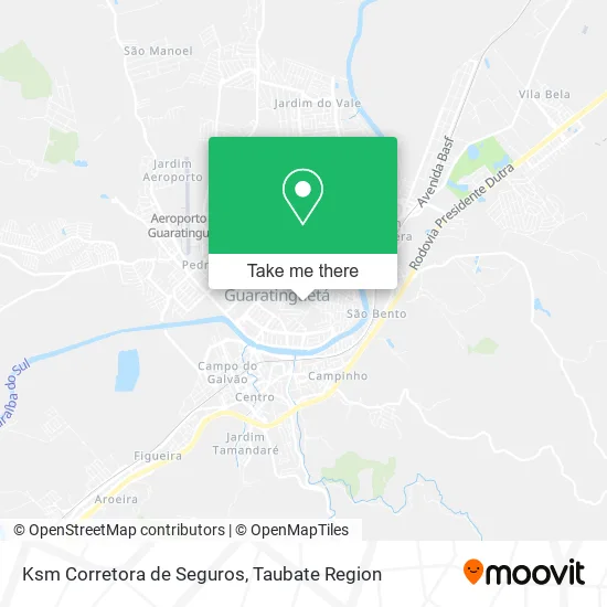Ksm Corretora de Seguros map