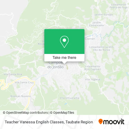 Teacher Vanessa English Classes map