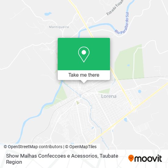 Show Malhas Confeccoes e Acessorios map