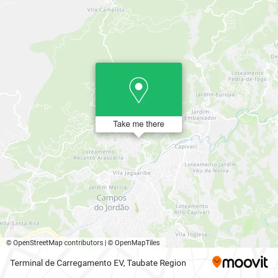 Terminal de Carregamento EV map