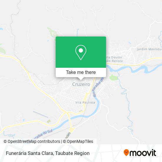 Funerária Santa Clara map