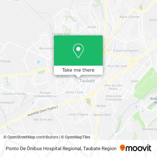 Mapa Ponto De Ônibus Hospital Regional