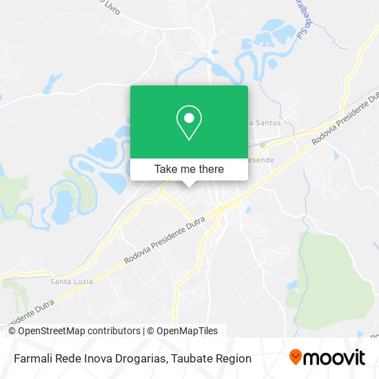 Farmali Rede Inova Drogarias map