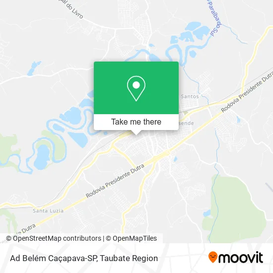 Ad Belém Caçapava-SP map