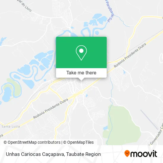 Unhas Cariocas Caçapava map