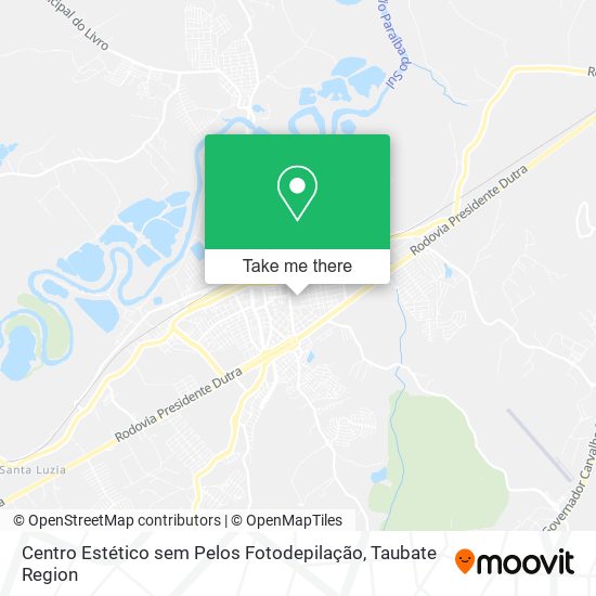 Centro Estético sem Pelos Fotodepilação map