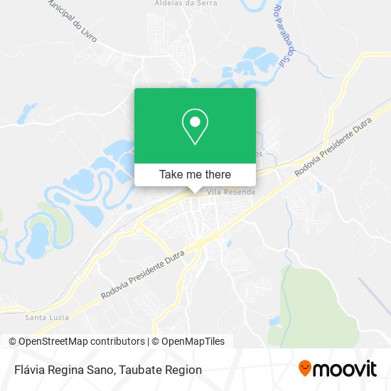 Flávia Regina Sano map