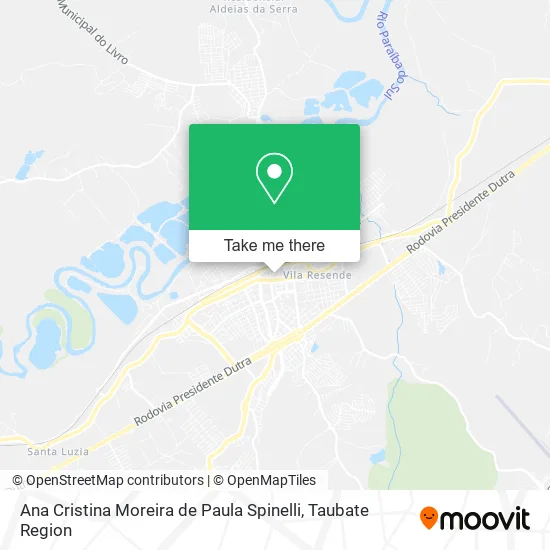 Ana Cristina Moreira de Paula Spinelli map
