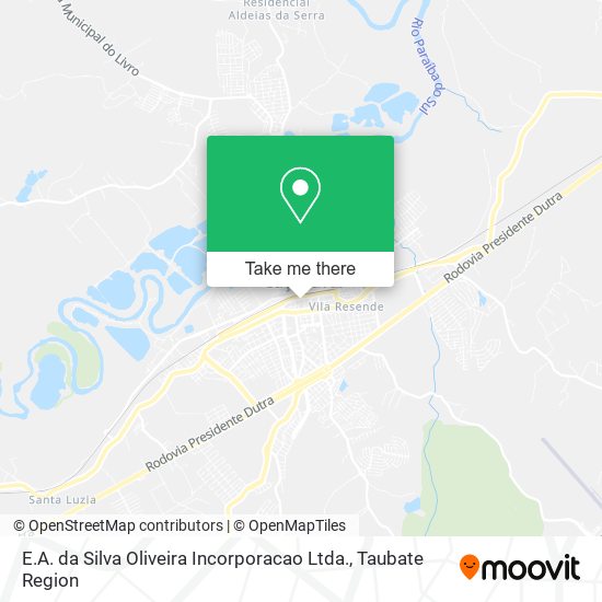 E.A. da Silva Oliveira Incorporacao Ltda. map