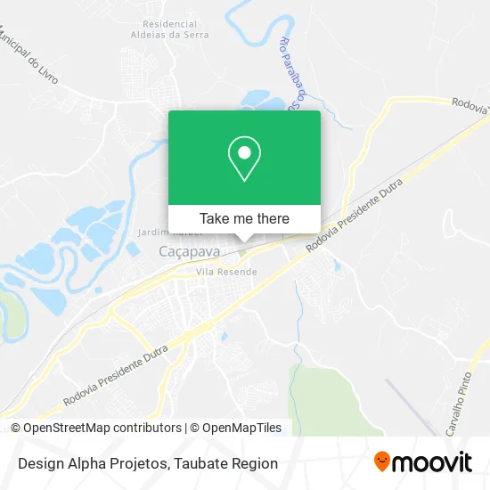 Design Alpha Projetos map