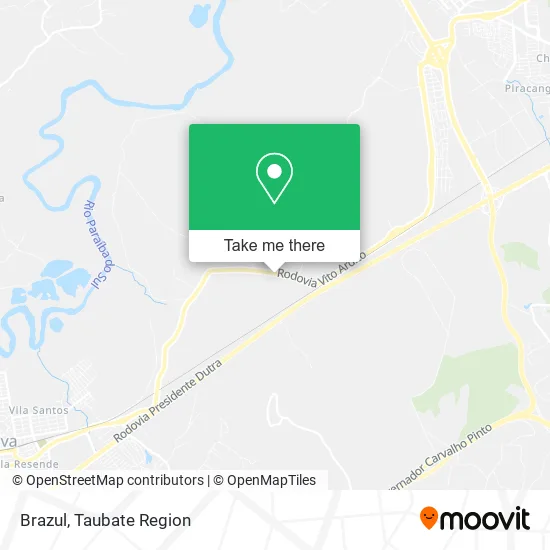 Brazul map