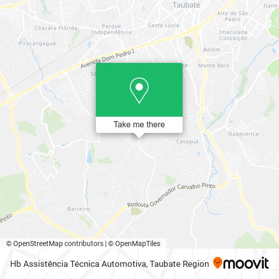 Hb Assistência Técnica Automotiva map