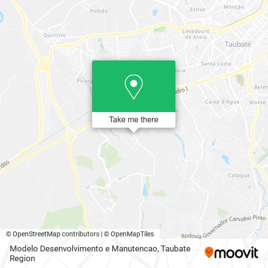 Modelo Desenvolvimento e Manutencao map