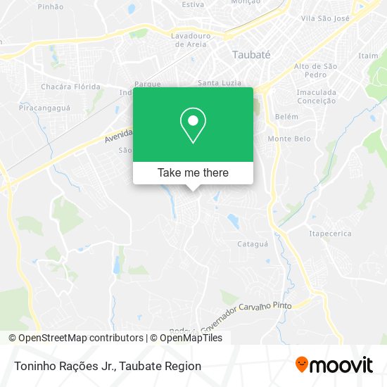 Toninho Rações Jr. map