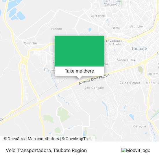 Mapa Velo Transportadora