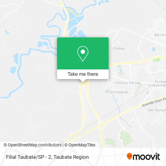 Filial Taubate/SP - 2 map