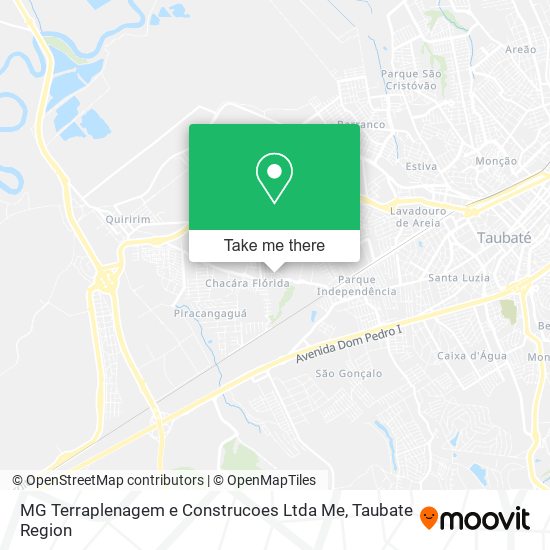 MG Terraplenagem e Construcoes Ltda Me map
