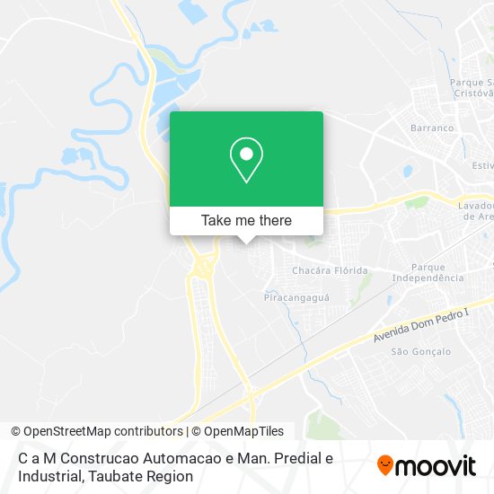 C a M Construcao Automacao e Man. Predial e Industrial map