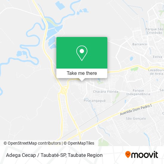 Adega Cecap / Taubaté-SP map