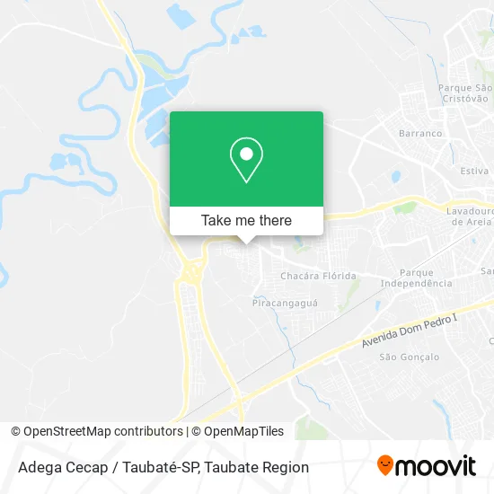 Adega Cecap / Taubaté-SP map