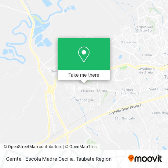 Cemte - Escola Madre Cecília map