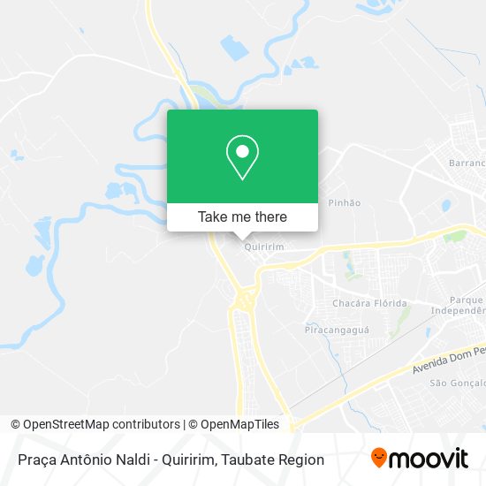 Praça Antônio Naldi - Quiririm map
