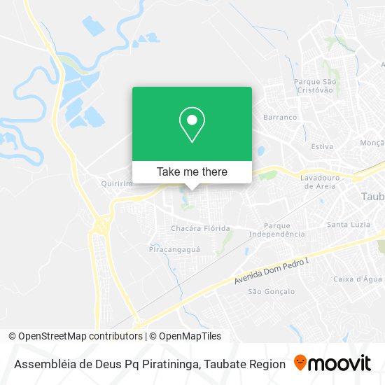 Assembléia de Deus Pq Piratininga map