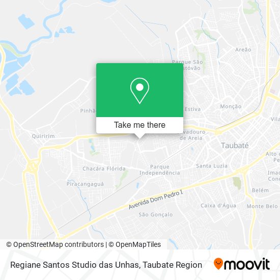 Mapa Regiane Santos Studio das Unhas