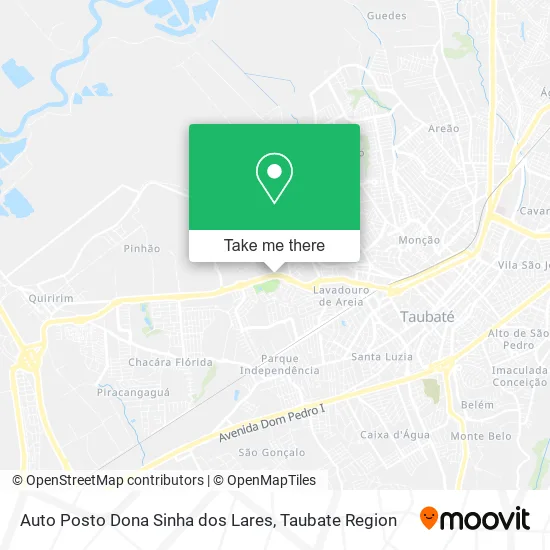 Auto Posto Dona Sinha dos Lares map