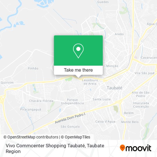 Mapa Vivo Commcenter Shopping Taubaté
