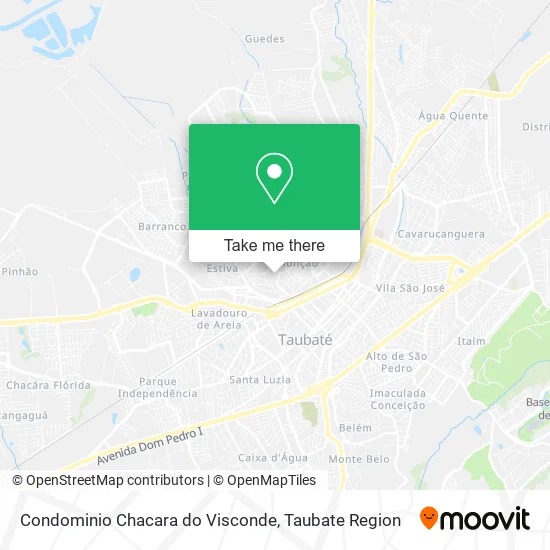 Condominio Chacara do Visconde map