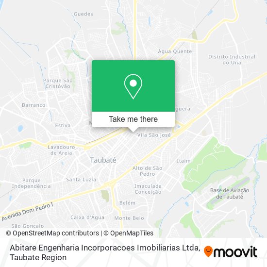 Mapa Abitare Engenharia Incorporacoes Imobiliarias Ltda