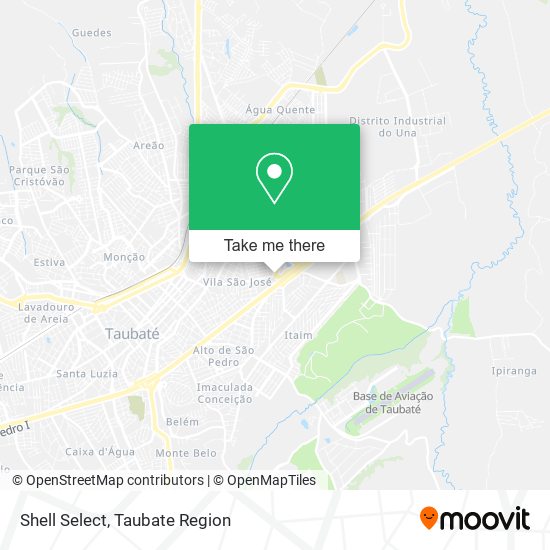 Shell Select map